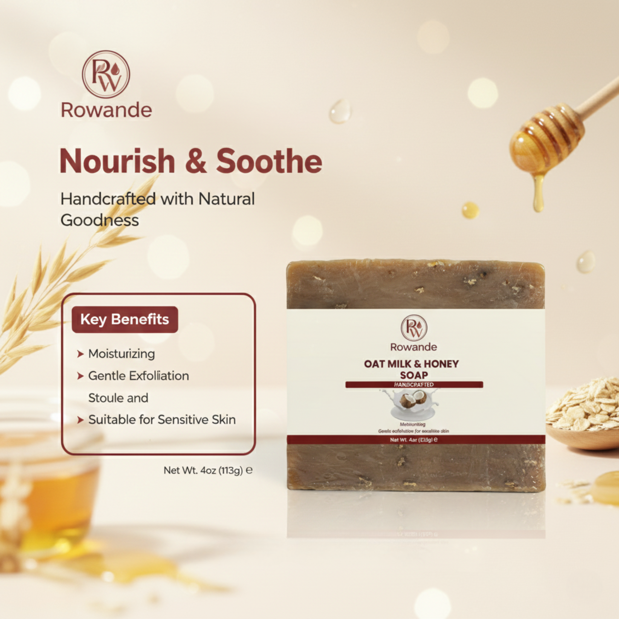 Oat Milk & Honey Soap